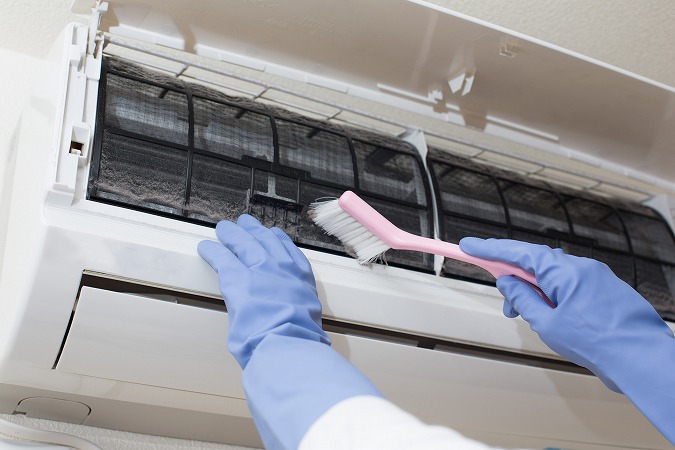 エアコンブラシ掃除